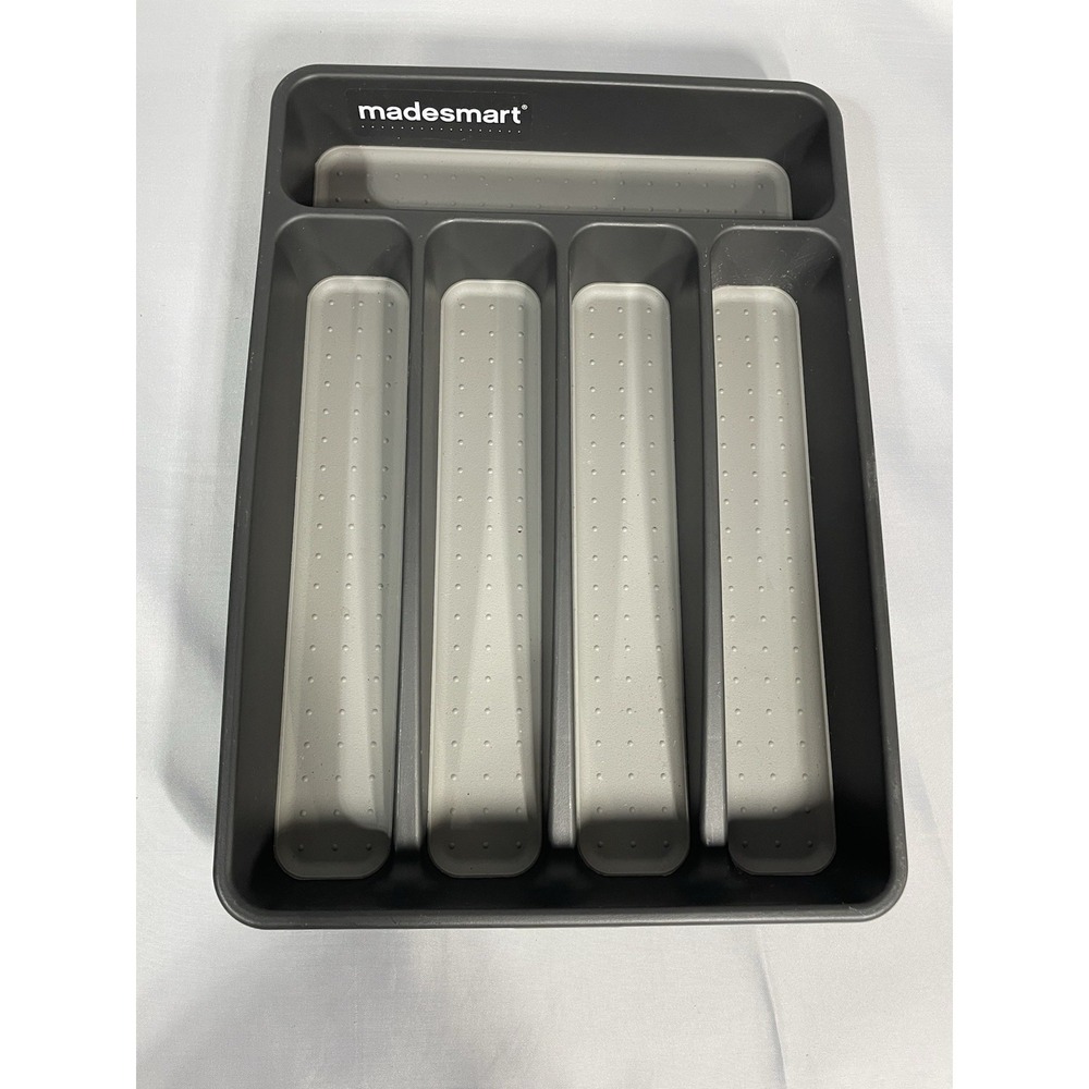Madesmart Classic Collection Silverware Tray 5-compartments, gray, Pre-Owned